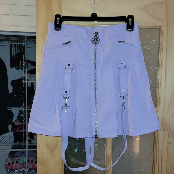 Killstar lavender mini skirt - Picture 1 of 2